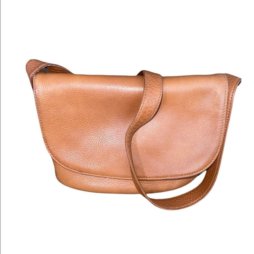Vintage Coach‎ 4903 Sonoma Flap Cognac Leather Saddle Bag